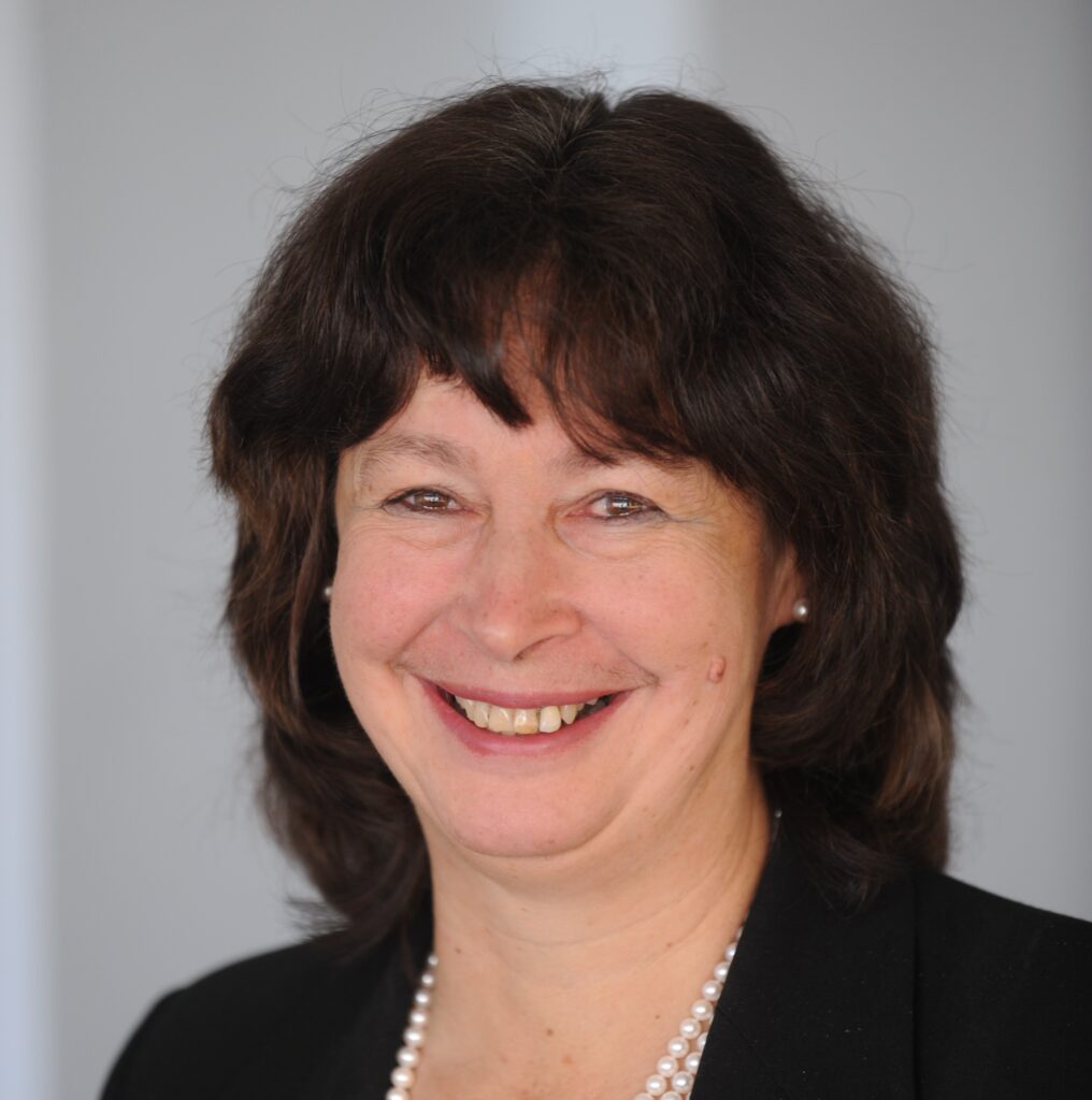 Portrait of a woman smiling at the camera