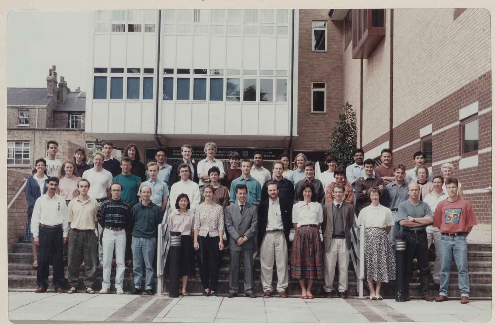 A departmental photo of the Institute of Biotechnology staff and students.